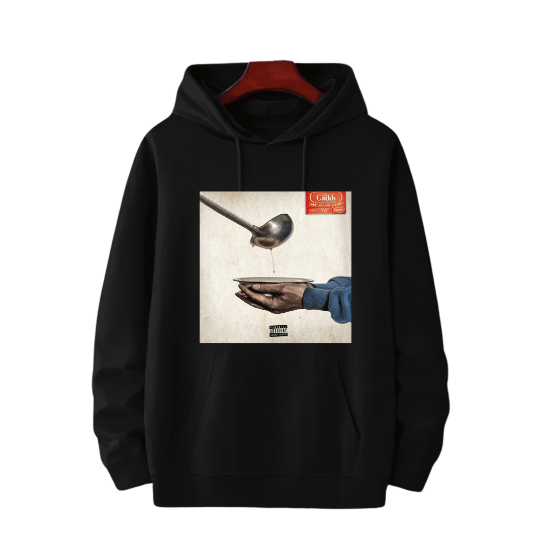 JAY ROYALE - BEA GADDY SOUP KITCHEN ALBUM COVER HOODIE - BLACK