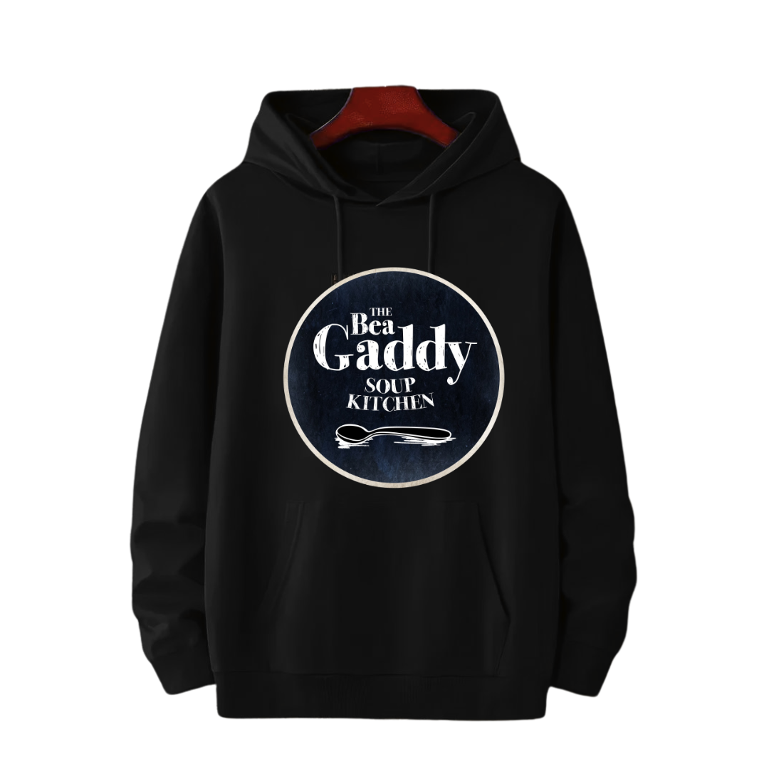 JAY ROYALE - BEA GADDY SOUP KITCHEN ALBUM SOUP KITCHEN LOGO HOODIE - BLACK