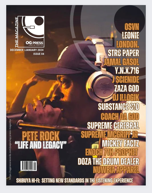 OG PRESS MAGAZINE - ISSUE #4 (DECEMBER 2023/JANUARY 2024) - PRINT COPY