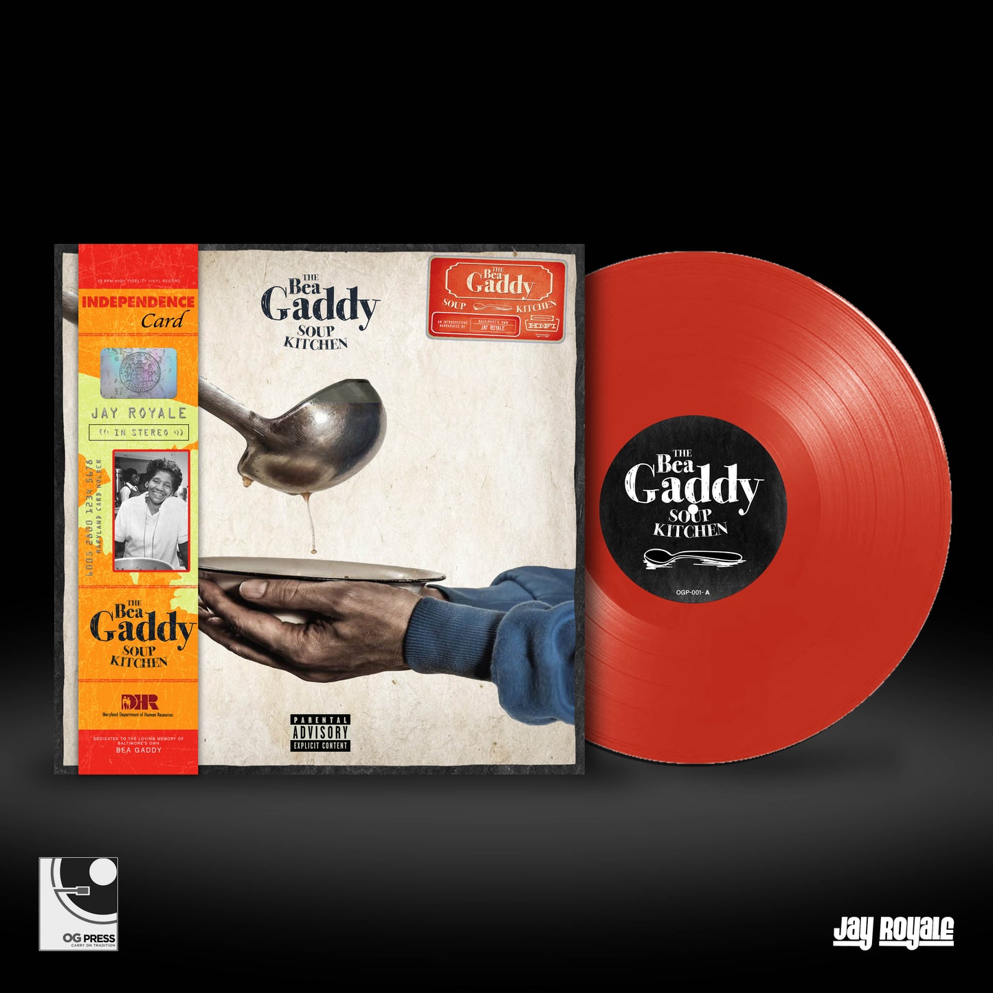 Jay Royale - The Bea Gaddy Soup Kitchen lp - RED VINYL w/OBI