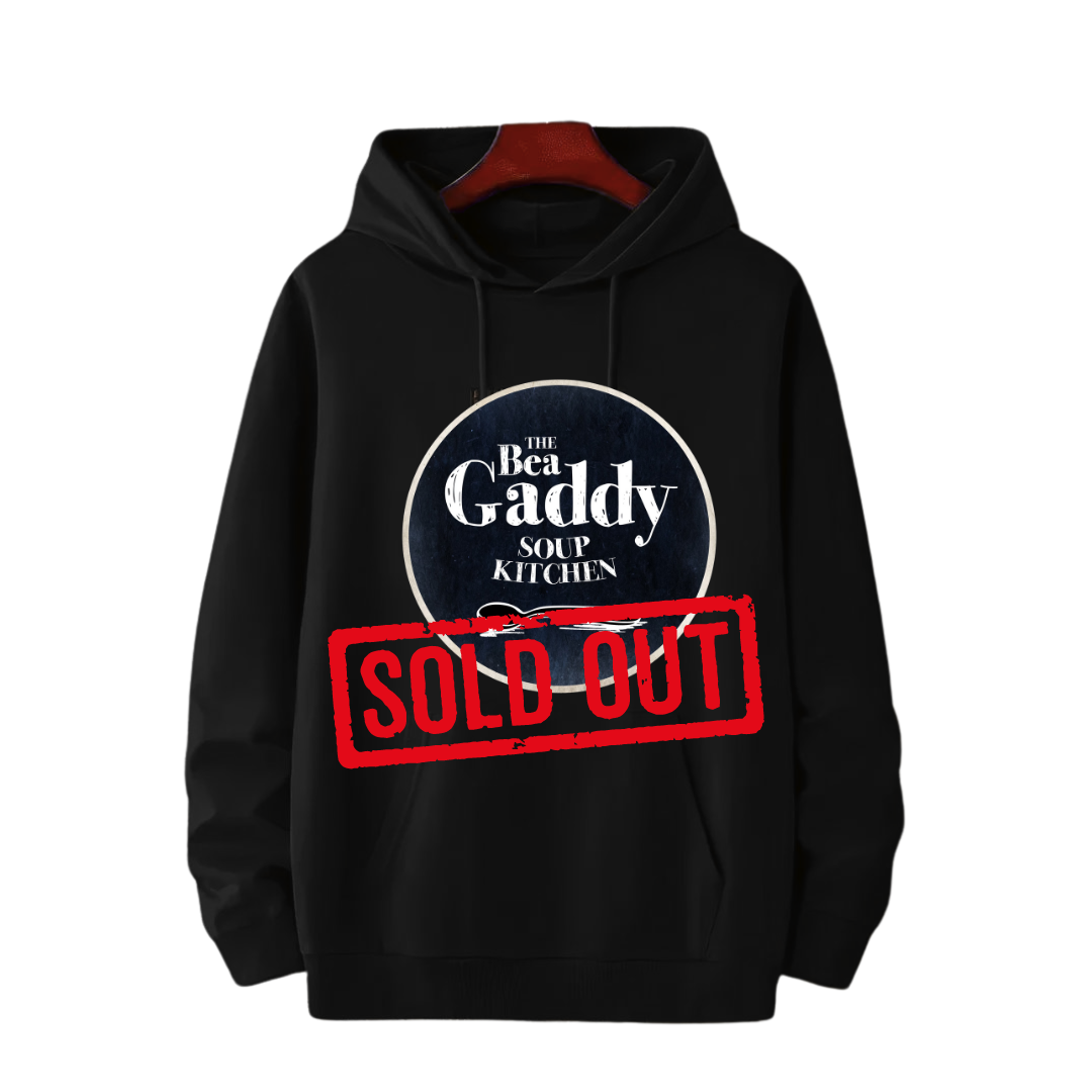 JAY ROYALE - BEA GADDY SOUP KITCHEN ALBUM SOUP KITCHEN LOGO HOODIE - BLACK