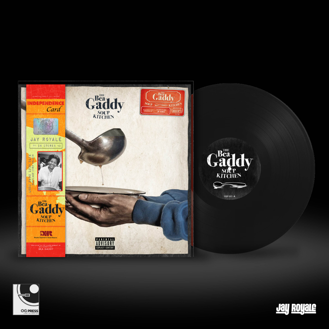 Jay Royale - The Bea Gaddy Soup Kitchen lp - BLACK VINYL x/OBI