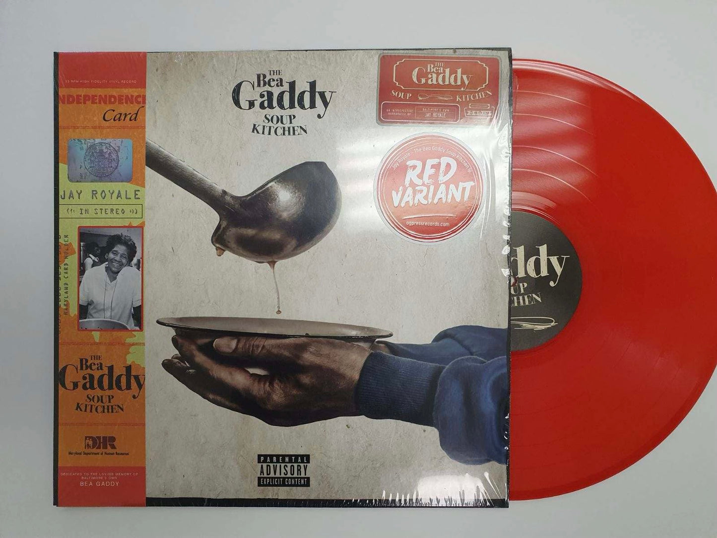 Jay Royale - The Bea Gaddy Soup Kitchen lp - RED VINYL w/OBI