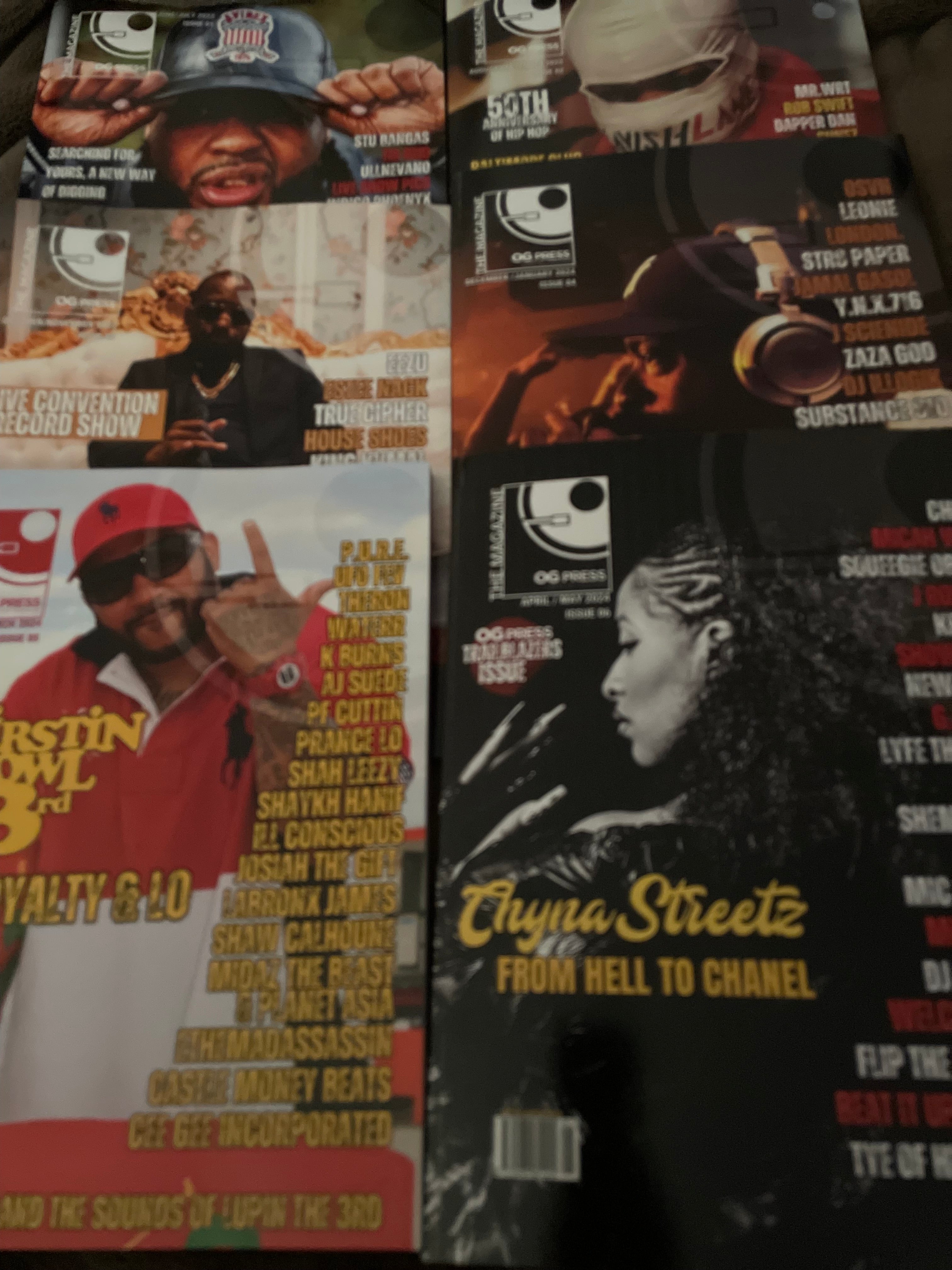 OG PRESS MAGAZINE - PRIOR YEAR MAGAZINE BUNDLE - 6 ISSUES – ogpress