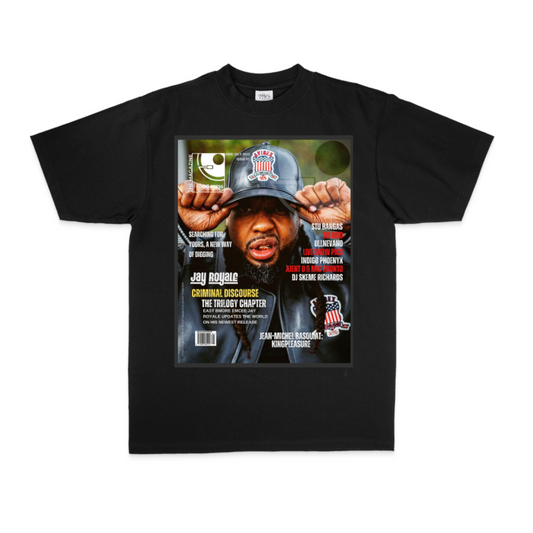 OG PRESS JAY ROYALE MAGAZINE - ISSUE 1 - COVER T SHIRT - COLOR -  - PREORDER