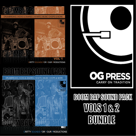 OG PRESS BOOM BAP SOUND PACK Vol 1 and 2 BUNDLE!